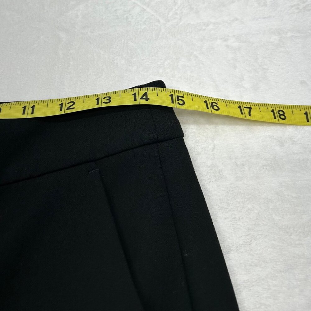 J.Crew Kate Black Trousers Womens Size 4 Carreman Premium Quality Straight Leg C - Picture 8 of 11
